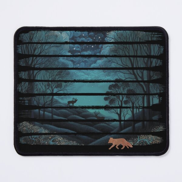 Item preview, Into The Wild Forest Night - Brush Strokes designed and sold by maryedenoa.