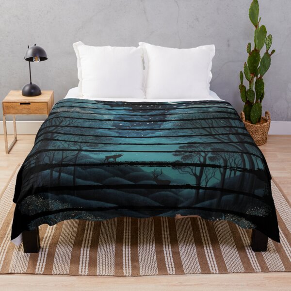 Item preview, Into The Wild Forest Night - Brush Strokes designed and sold by maryedenoa.