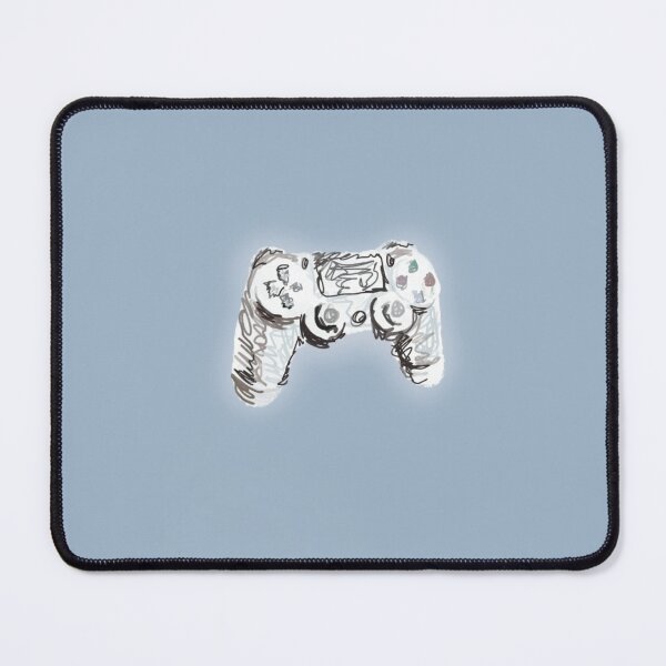 Item preview, PlayStation PS4 controller squiggly line art  designed and sold by FchiuArt.