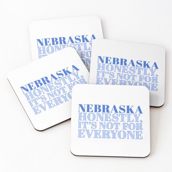 Item preview, Nebraska Slogan - Honestly, it’s not for everyone designed and sold by Designedby-E.