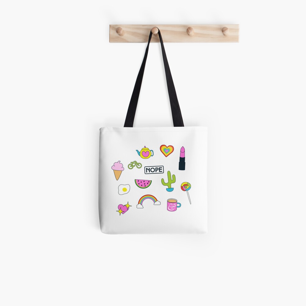 "Awesome Sticker Set" Tote Bag by s3xyglass3s Redbubble