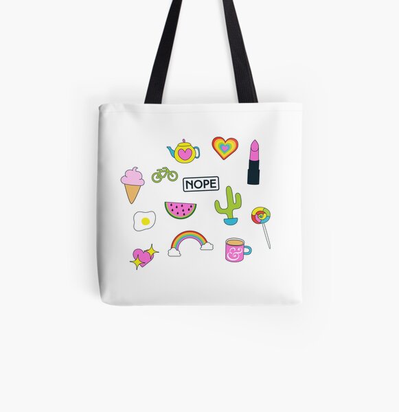 "Awesome Sticker Set" Tote Bag by s3xyglass3s Redbubble