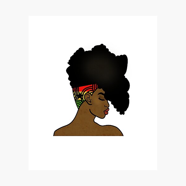 Ghana Afro Woman West African Woman Africa Map Afro Hair