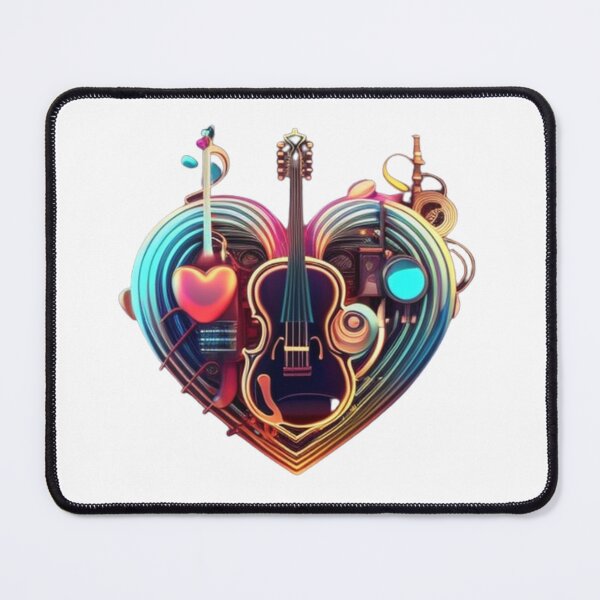Item preview, Melody Makers - Lovely Guitar Art T-Shirt designed and sold by PIKOME.