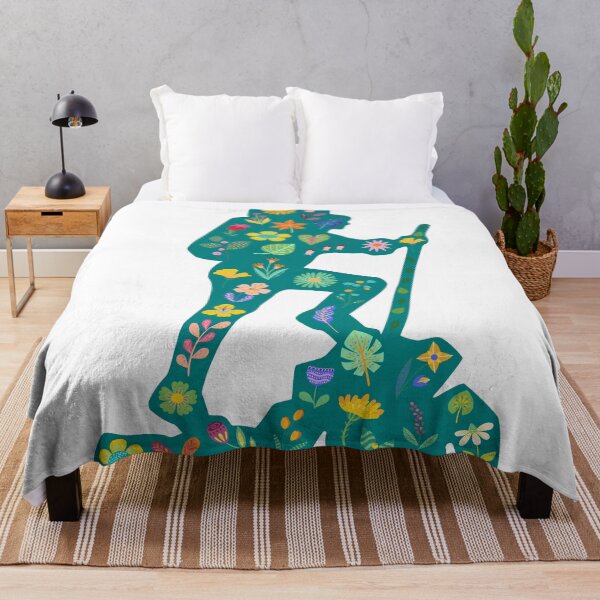 Item preview, Flower Power Hiker Teal designed and sold by Deedy  Studio.