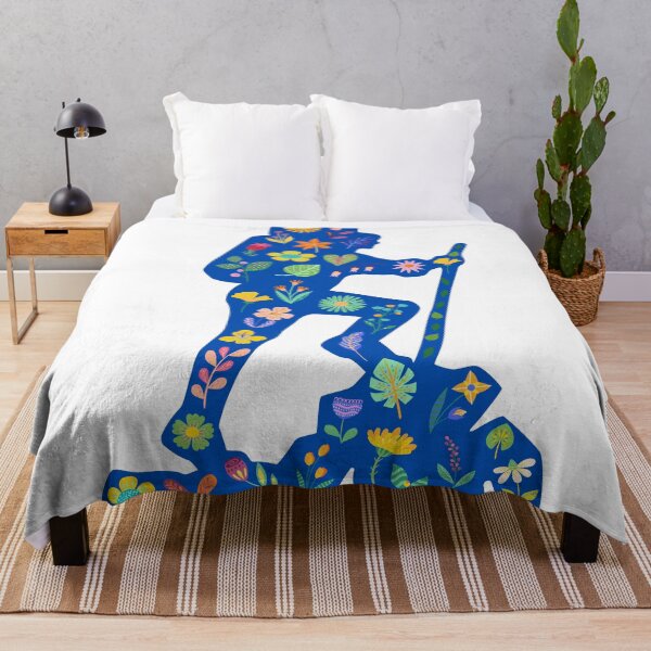 Item preview, Flower Power Hiker blue designed and sold by Deedy  Studio.