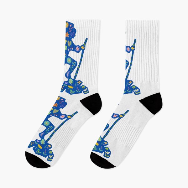 Item preview, Flower Power Hiker blue designed and sold by Deedy  Studio.