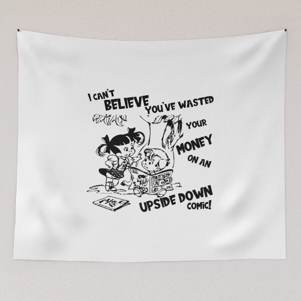 Item preview, Funny comic book design, I can't believe you've wasted your money on an upside down comic. designed and sold by CrafTeeMrsB.
