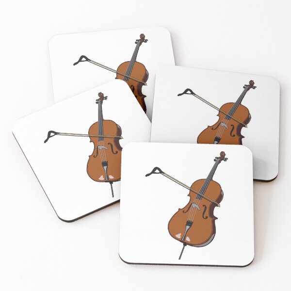 Item preview, Cello cartoon illustration designed and sold by Misscartoon.