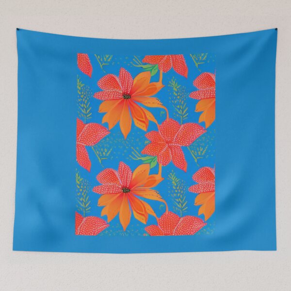 Item preview, Fire and Water Floral designed and sold by lifeinspired4u.