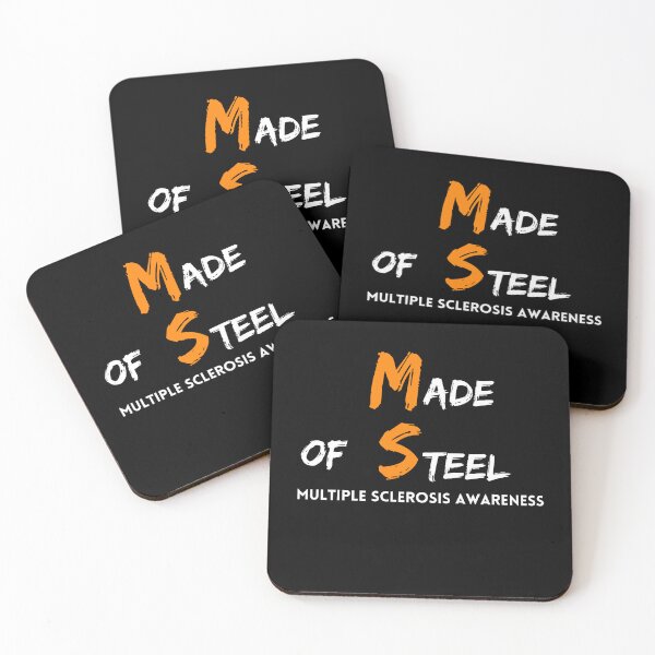Item preview, Made of Steel; Multiple Sclerosis Awareness designed and sold by Rechtop.