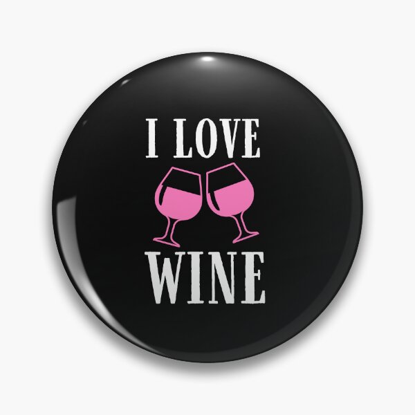 Item preview, I love wine Quote, Wine Lover Gift, Wine Drinker, Typography Quote, Alcohol Quotes designed and sold by thedazzlingmonk.