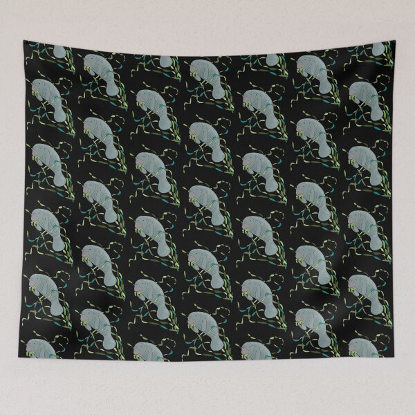 Item preview, Happy Little Manatee (Trichechus manatus latirostris) designed and sold by StephJChild.
