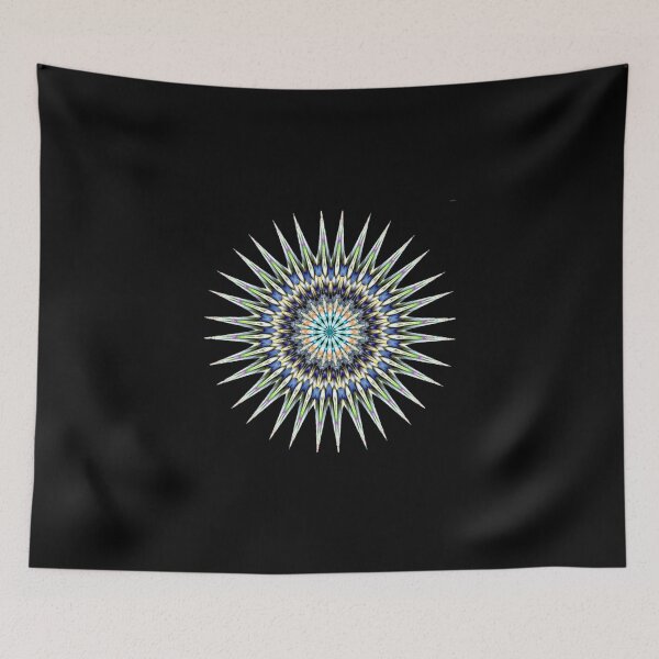Item preview, Lime Green, Blue, Teal & Pink Spiked Spiral designed and sold by PPPimp.