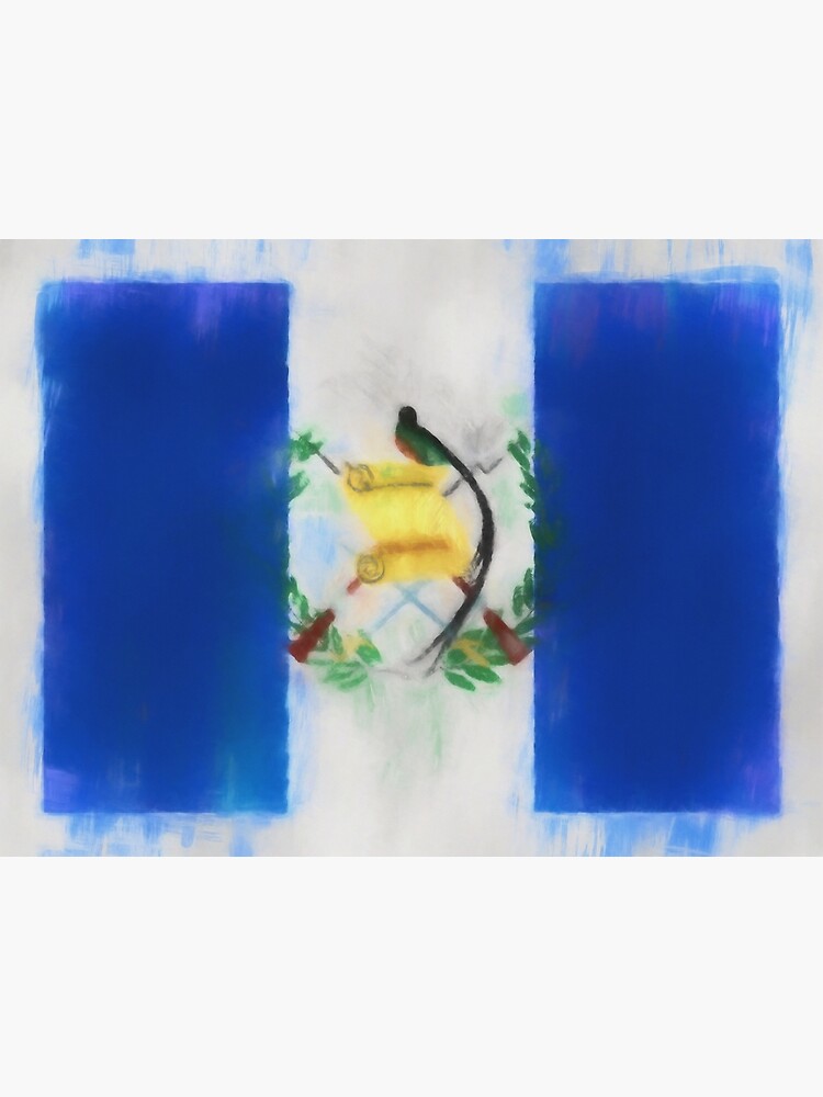 Guatemala Flag Reworked No. 66, Series 1 by 8th-and-f