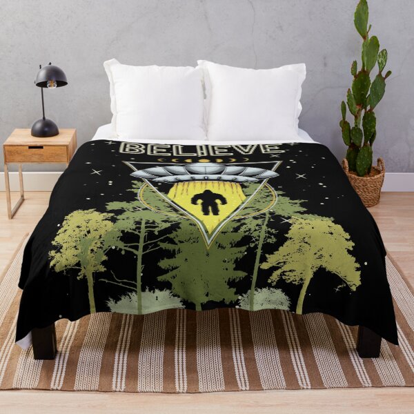 Item preview, Believe Bigfoot Alien Abduction designed and sold by Fhfarms.