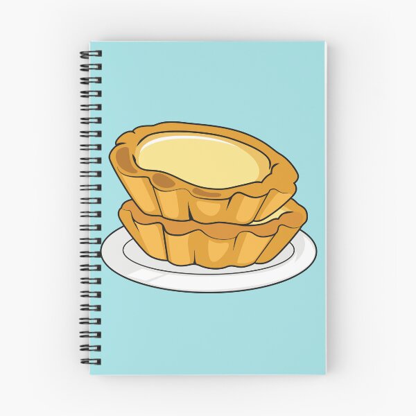 Item preview, Egg tart cartoon illustration designed and sold by Misscartoon.