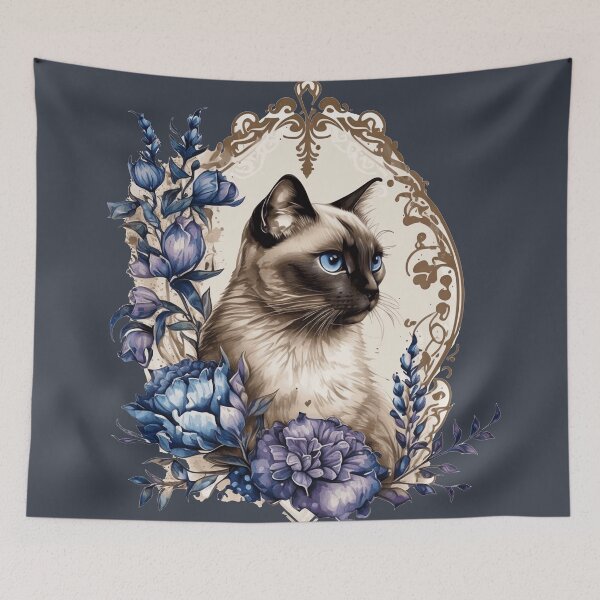 Item preview, Siamese Cat Portrait designed and sold by faithsdesign.