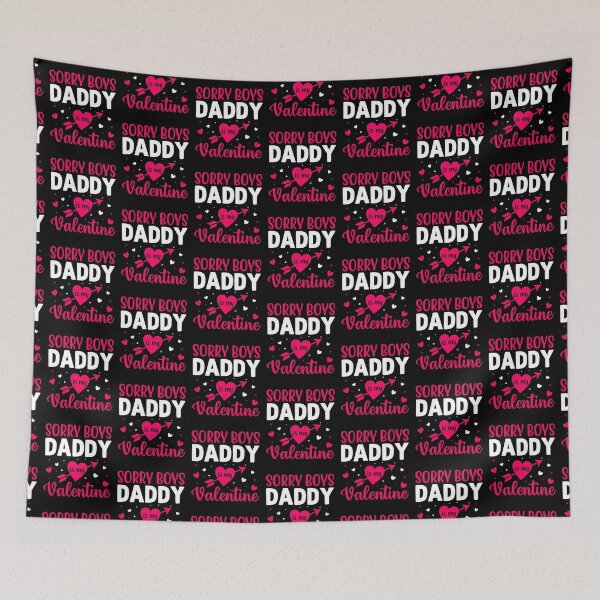 Item preview, Sorry Boys Daddy Is My Valentine - Cute Valentine's Day Design for Kids by FanityPrints designed and sold by FanityPrints.