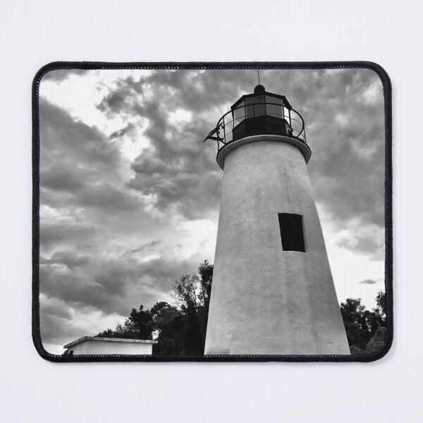 Item preview, Turkey Point Lighthouse B&W designed and sold by Linda Sannuti.