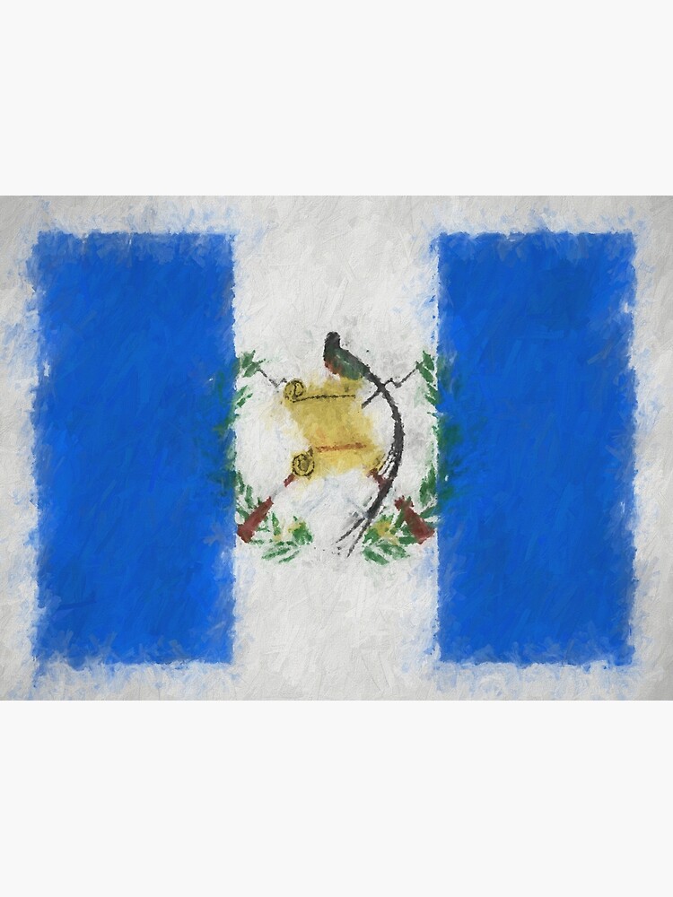 Guatemala Flag Reworked No. 66, Series 4 by 8th-and-f