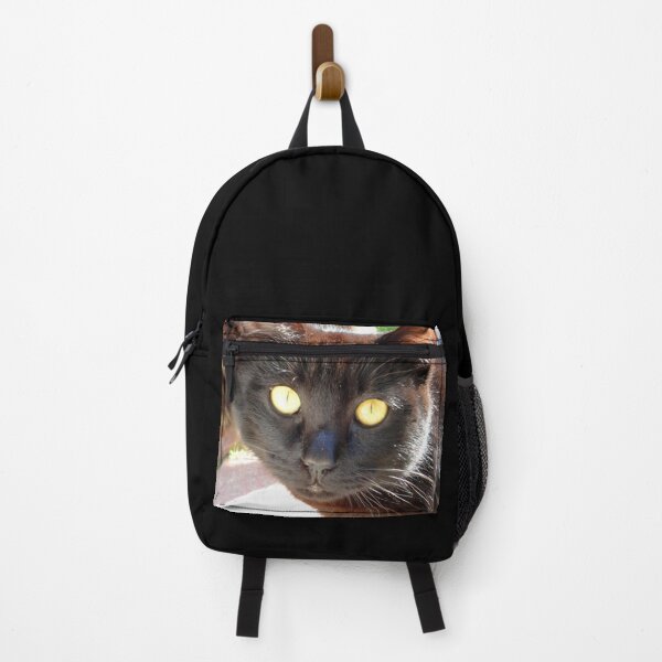 Item preview, ANIMALS #105 - Black Cat - Yellow-Green Eyes - Full Face designed and sold by DEL-Productions.