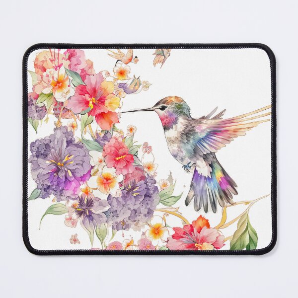 Item preview,  hummingbird and flower designed and sold by BOBMIA.