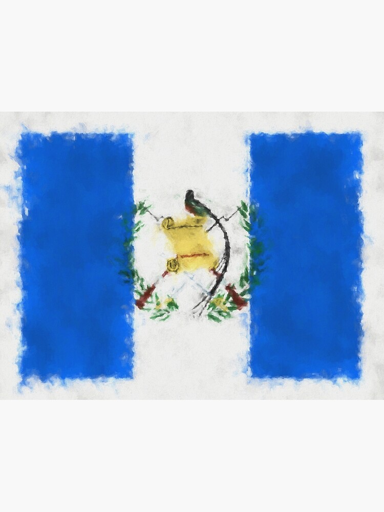 Guatemala Flag Reworked No. 66, Series 5 by 8th-and-f