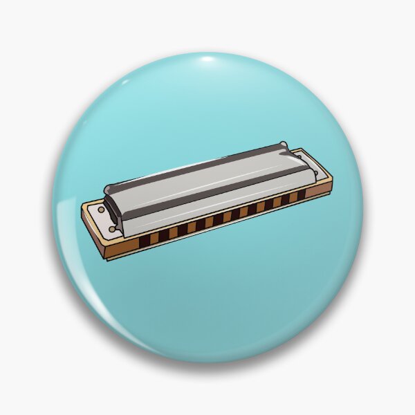 Item preview, Harmonica cartoon illustration designed and sold by Misscartoon.