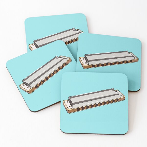 Item preview, Harmonica cartoon illustration designed and sold by Misscartoon.