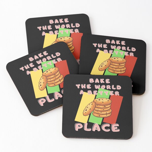 Item preview, You Bake The World A Better Place with retro background designed and sold by awCurve.