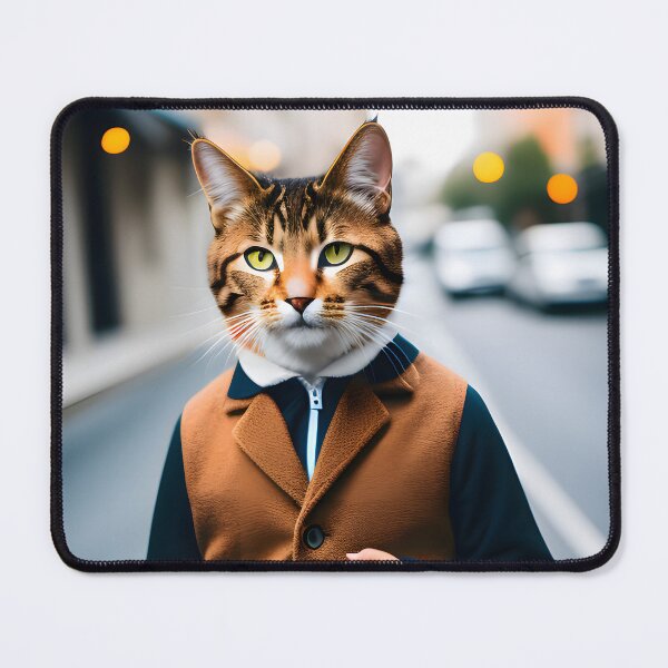 Item preview, Humanoid Cat - Modern Digital Art designed and sold by Ai-michiart.