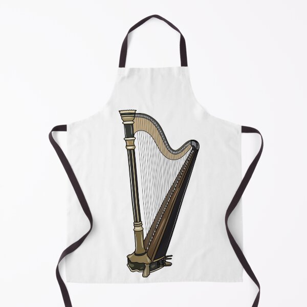 Item preview, Harp cartoon illustration designed and sold by Misscartoon.