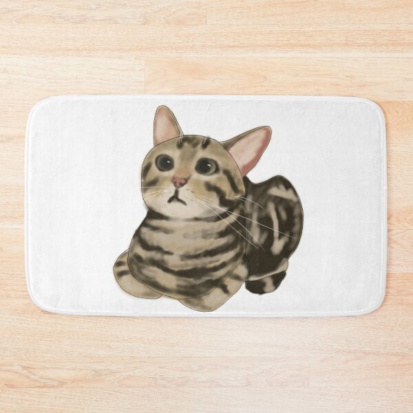 Item preview, Brown tabby cat loafing designed and sold by CreationsByBear.