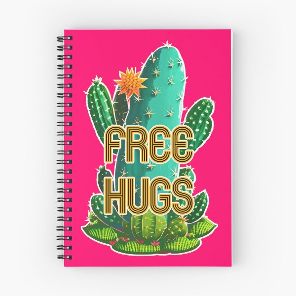 Item preview, Free Hugs Cactus 2 designed and sold by JoanNinjaHen.