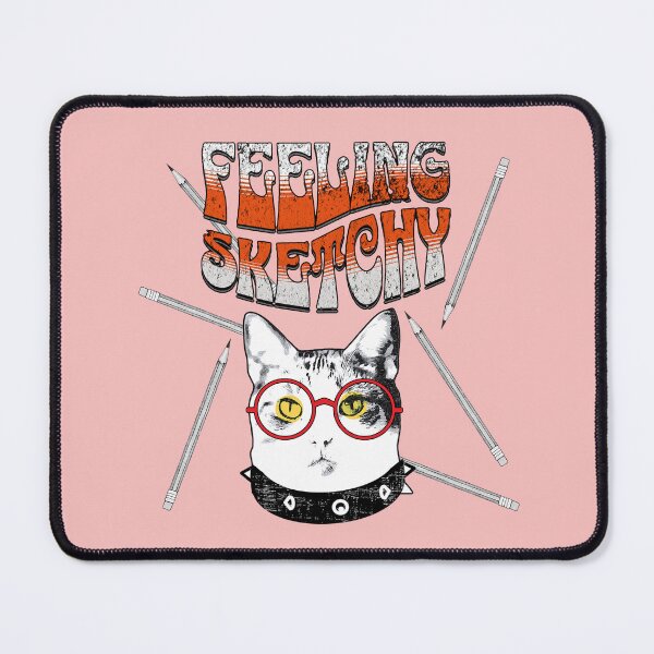 Item preview, Feeling Sketchy Cat designed and sold by Popworks.