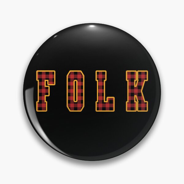 Item preview, Folk written in Plaid Varsity Letters Gold designed and sold by Grepthor.