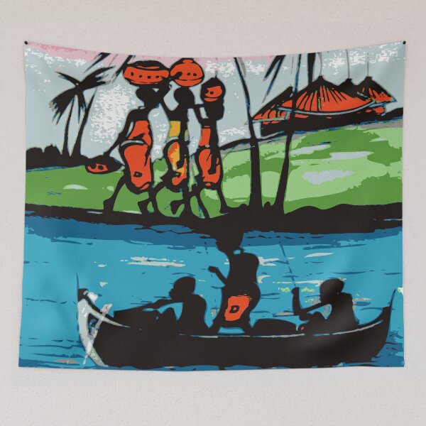 Item preview, Masai fisherman designed and sold by HumphreyKaruna.