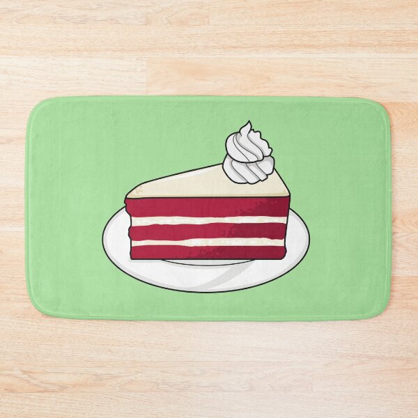 Item preview, Red velvet cake cartoon illustration designed and sold by Misscartoon.