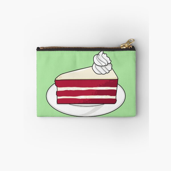 Item preview, Red velvet cake cartoon illustration designed and sold by Misscartoon.