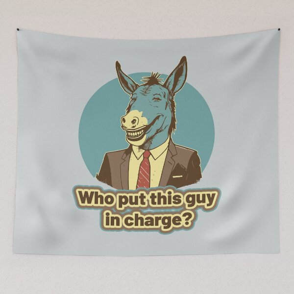 Item preview, Who Put this Guy in Charge? designed and sold by Tanis-Tweedale.