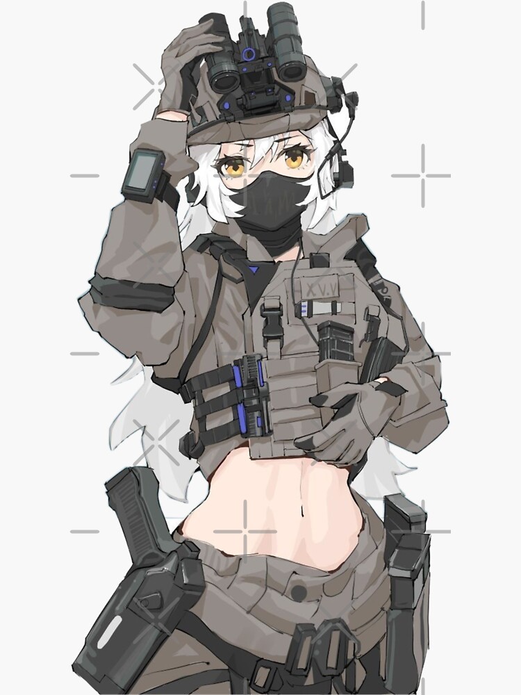 Imagen 3 de 3, Pegatina con la obra Operadora Waifu Mami, diseñada y vendida por TaxThisFedBoy.
