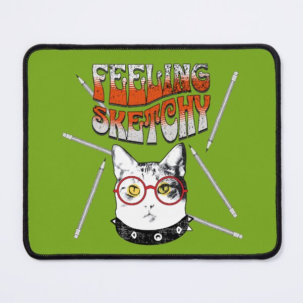 Item preview, Feeling Sketchy Cat designed and sold by Popworks.