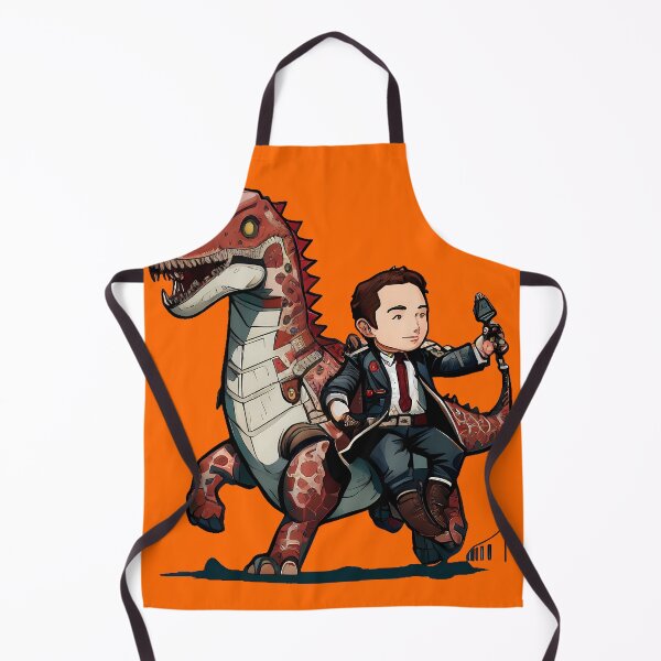 Item preview, Tiranosaurio Rex de metal con Elon Musk designed and sold by PlanetDino.