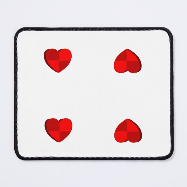 Item preview, Corazones 3D - rojo con casilla de verificación designed and sold by Design-Focus.