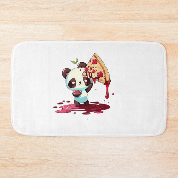Item preview, Panda eating cherry pie - panda eating stickers designed and sold by dreamwish.