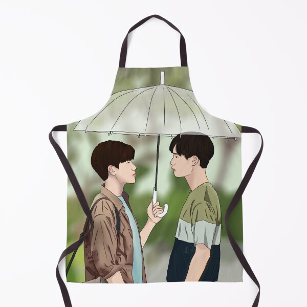 Item preview, My School President TinnGun umbrella scene (black line-art ver) designed and sold by MintyLix.