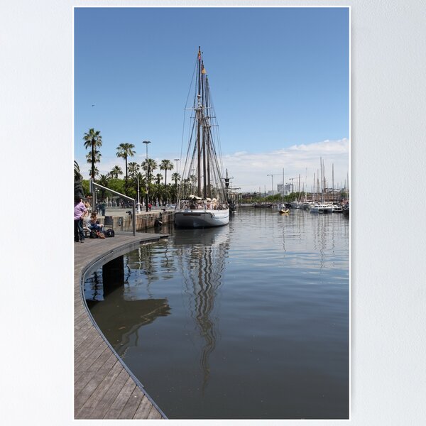Item preview, Spain schooner Saint Elena in the old port of Barcelona designed and sold by mrivserg.