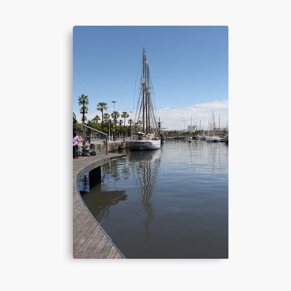 Item preview, Spain schooner Saint Elena in the old port of Barcelona designed and sold by mrivserg.