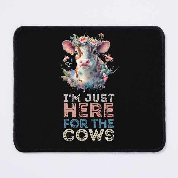 Item preview, Baby cow - I'm just here for the Cows - Lovely Cow painting designed and sold by FarmsteadAcers.